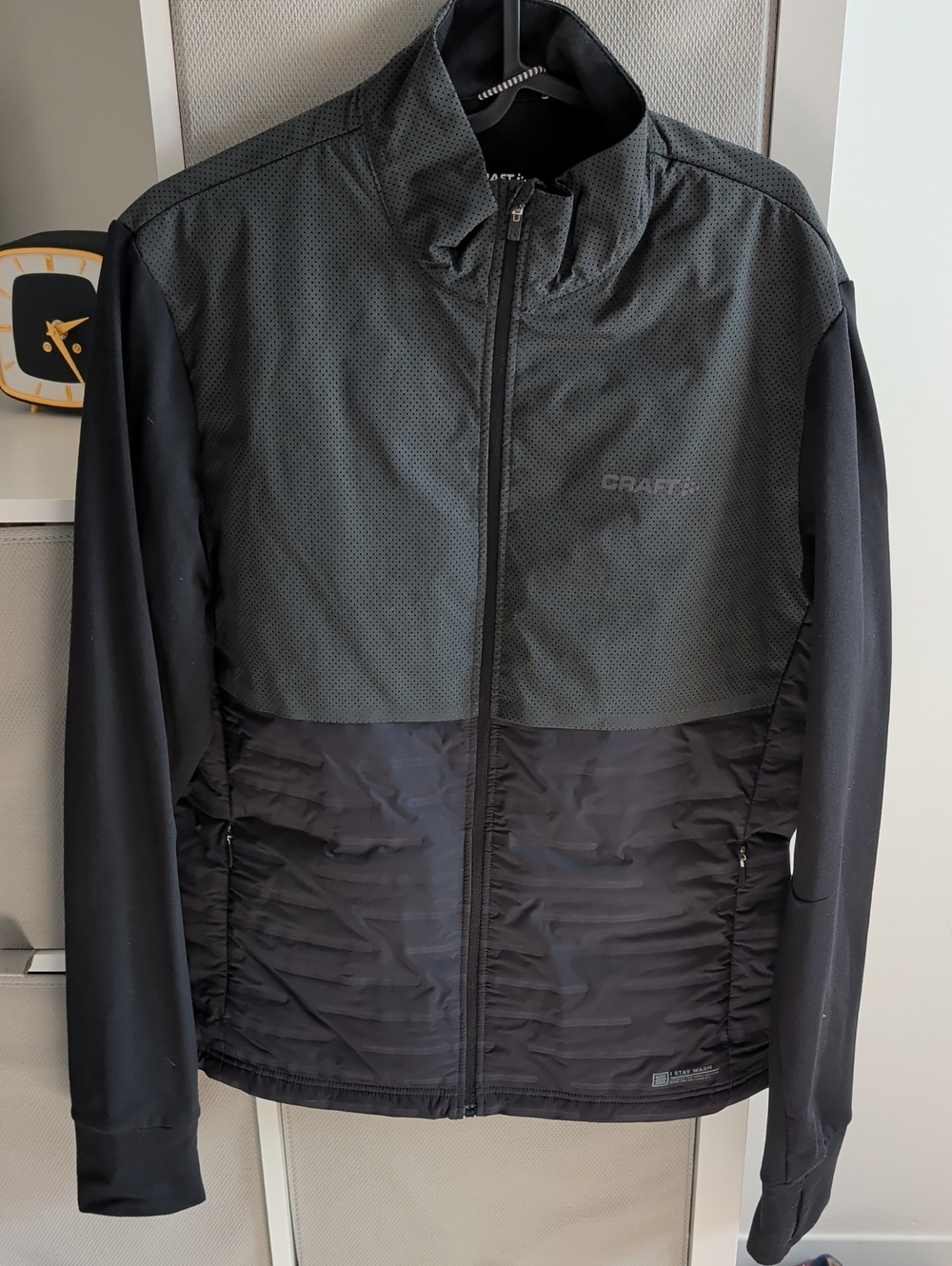 Craft Men's Black Hybrid Performance Jacket